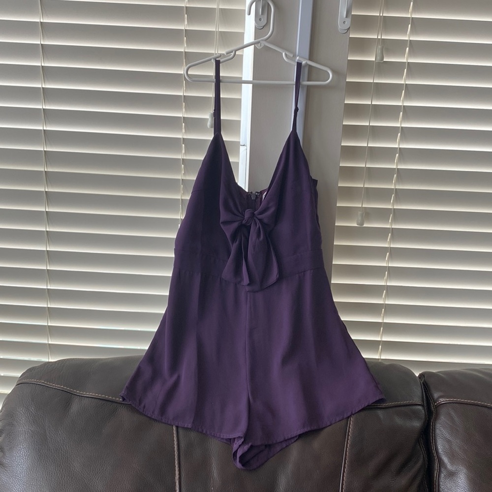 Purple Wild Honey Romper